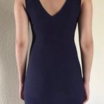 Windsor dark blue plunge bodycon cocktail dress Photo 2