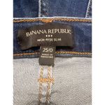 Banana Republic  High Rise Slim Blue Jeans Denim Women Size 25/0 Photo 3