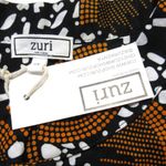 NWT ZURI Kenya Just One Dress in Slice of Life Cotton Button Down Shirtdress 1X Black Photo 4