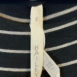 Bailey 44 Dress Black & White Stripes Column Eve Midi Dress S GUC Tiered Anthro Photo 6