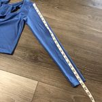 Lorna Jane Active Living Blue Lifted Active Cropped Long Sleeve Top Size Small Photo 7