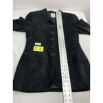 Joan & David Womans Button Down Blazer Jacket 42 (08) Black Lined Collar Soft Photo 6