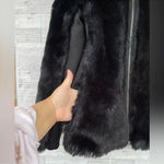 Clover Canyon Chandelier Print Blazer Jacket reversible faux fur medium Photo 14