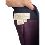 CASUAL CORNER Navy Blue Long Length Short Sleeve Blazer Jacket Size 6 Photo 3