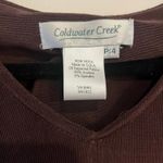 Coldwater Creek Separates Midi Dress Tunic Jacket Set Slinky Brown Petite 14 Photo 6
