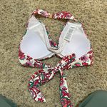 Boden Levanzo Halter Bikini Top Classic Fold Bikini Bottom Set Multi Fantastical White Size 6 Photo 7
