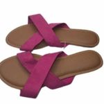 Old Navy Bright Pink Cross Strap Sandals Size 9 NWT Photo 2
