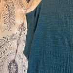 Cable & Gauge ‎ Blue Embroidered Top Size Small Photo 5