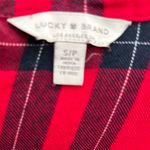 Lucky Brand  Red Plaid Flannel Shirt | Size S/P Photo 1