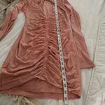NBD Leonette Women’s Extra Small Pink Long Sleeve Mini Dress Photo 4