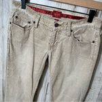 Abercrombie & Fitch Y2K Cream Beige Corduroy Pants Bootcut Low Rise Womens Sz 2 Photo 2