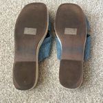 Lucky Brand  Denim Blue Twist Slide Espadrille Sandals Women's Size 9 Photo 10