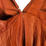 Ontwelfth Twist Front Mini Dress Womens S Burnt Orange Shimmer Party Cocktail Photo 5