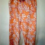 Columbia Orange Floral Sleep Pants Photo 0