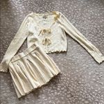 Hippie Rose  Light Yellow Ribbed Knit Top Photo 0