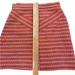 Maje  Orange Tweed A-Line Mini Skirt Photo 3