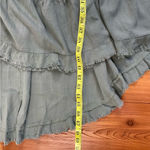 White Birch High Low Babydoll Dress Flutter Sleeveless Cotton Pockets Boho 1X Photo 6