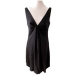 Calvin Klein Black Cocktail Dress 6 Retro 20s Minimalist Y2K  Formal Party LBD Photo 1