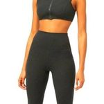 We Wore What  double strap zip up bra in heather Grey size small NWT Photo 1