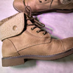 Cliffs by WHITE MOUNTAIN Tan Moto Boots with Cream Cuff Size 6.5 Photo 7