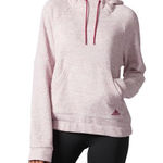 Adidas  Sport-2-Street Hooded Sweatshirt Pink Pullover Athletic Photo 0