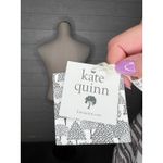 Kate Quinn “Birch Stripe” organic cotton scoop neck short sleeve top size XL White Photo 5