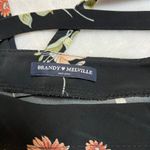 Brandy Melville  Floral Print Genevieve Wrap Mini Skirt Size O/S Dark Romantic Photo 5