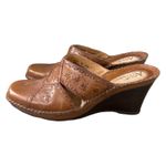 Clarks  Shoes Womens 6M Brown Leather‎ Closed Toe Sandals Peasant Boho Bohemian Photo 1