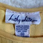 American Vintage Vintage ribbed knit sleeveless yellow top size 48 Photo 1