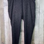 Avenue Size 22/24 Average Animal Print Cropped Leggings Black Gray Brown Photo 0