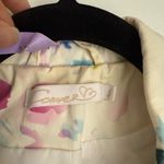 Women’s White tie dye colorful cropped blazer in size small Photo 6