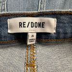 RE/DONE NWT Women's 70s Crop Bootcut Jeans Size 26 Blue High-Rise Retro Photo 3
