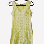 Tommy Hilfiger 100% Cotton Yellow Floral Eyelet V-neck A-line Dress Photo 0