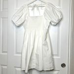 Draper James White Square Neck Puff Sleeve Smocked Babydoll Dress XL Photo 3