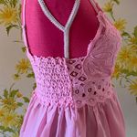 Love Tree spaghetti straps lace Babydoll Tank top pink size M Photo 2