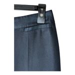 Oscar de la Renta Pants Women 8 Navy Blue Silk Blend Luxury Career Trousers Photo 3