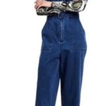 Rachel Comey  X Target Denim Sleeveless Jumpsuit Zip Front Size 2 Photo 0