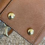 Michael Kors New! Michael  Hamilton East West Satchel Leather in Luggage Photo 11