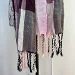 Billabong cotton and rayon long tassel scarf shawl wrap Photo 2