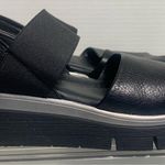 The Flexx Black Leather Slip On 9 Sandal 1338 Photo 2