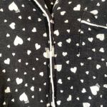 Simply Vera, Vera Wang Simply Vera Vera Wang Black Hearts Button Up Sleep Shirt Women Sz M Photo 5