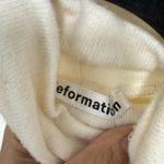 Reformation  Aspen Stretch  Turtleneck Mini Dress In Cream Photo 2