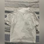 Lululemon White  Cropped Swiftly‎ Polo shirt size 4 Photo 3