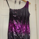 Arden B . Sequin Ombré One Shoulder dress Photo 1