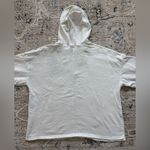 Old Navy Old‎ Navy Women's Oversized French-Terry Tunic Hoodie White Size Medium Beach Photo 2
