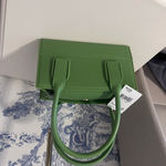 Versona  Green Mini Bag with Floral Accents Photo 1