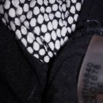 Calvin Klein  L Shade Block Dots Zipper Sleeve Top in Black White Gray Workwear Photo 6