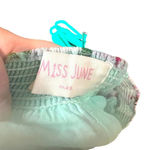 Miss June Paris Fleur Dress Off the Shoulder Floral Print One Size Blue Size undefined Photo 11