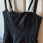 BCBGMAXAZRIA Women’s Black Lace Tulle Dress Size 6 Photo 7