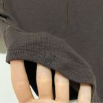 Lululemon Chocolate Brown Ribbed Soft Crop Top size XS/S Photo 7